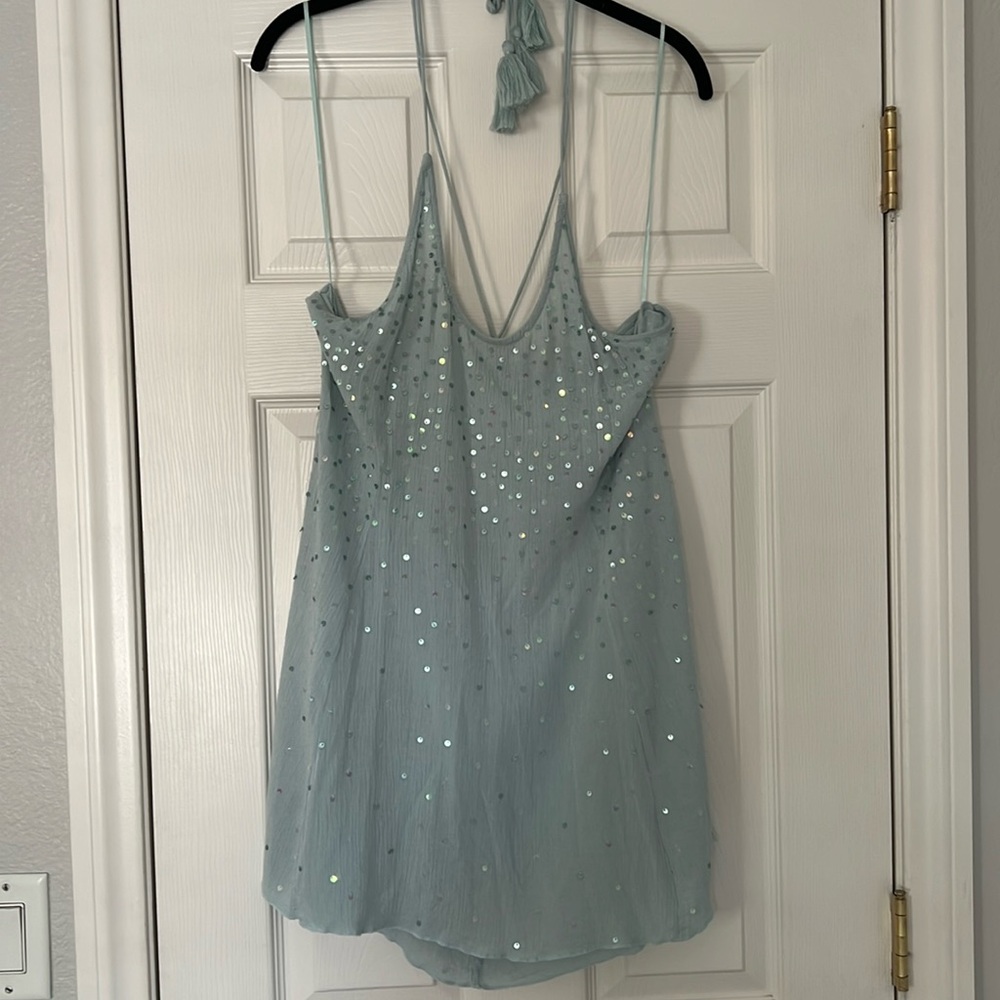 Long flowy tank tunic